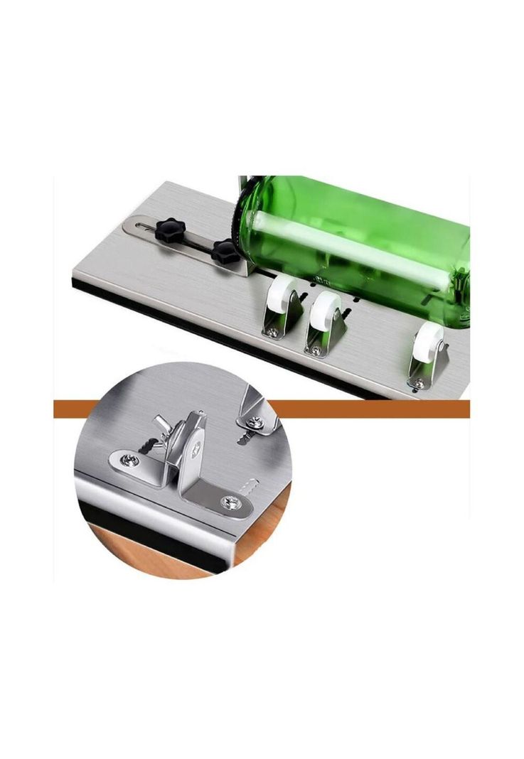 Cortador De Botellas De Vidrio Ajustable De Acero Kit-1