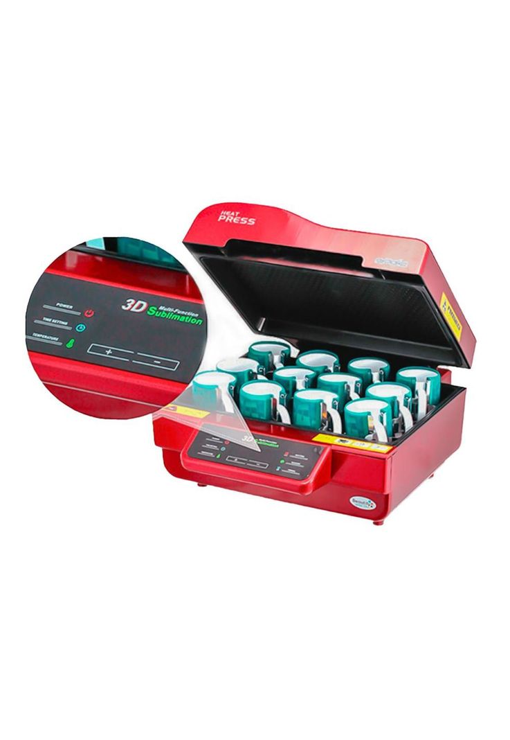Horno 3D Sublimación Tazones, Cristales, Rocas, Vasos-2