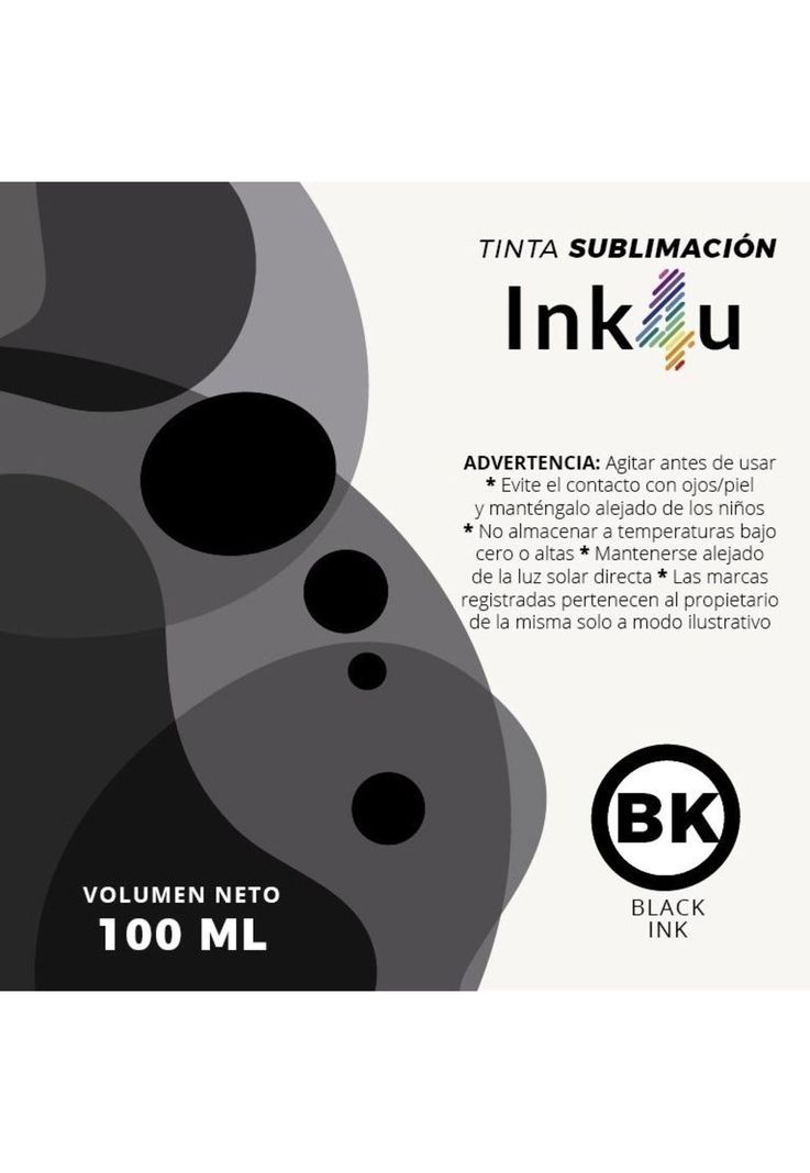 Tinta Sublimación Premium Universal 100ml Colores-1