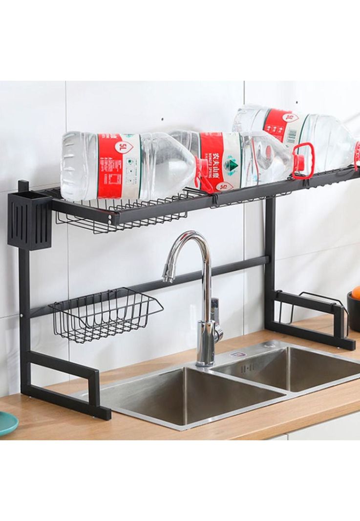 Secador Rack Escurridor De Loza Platos 2 Niveles-5