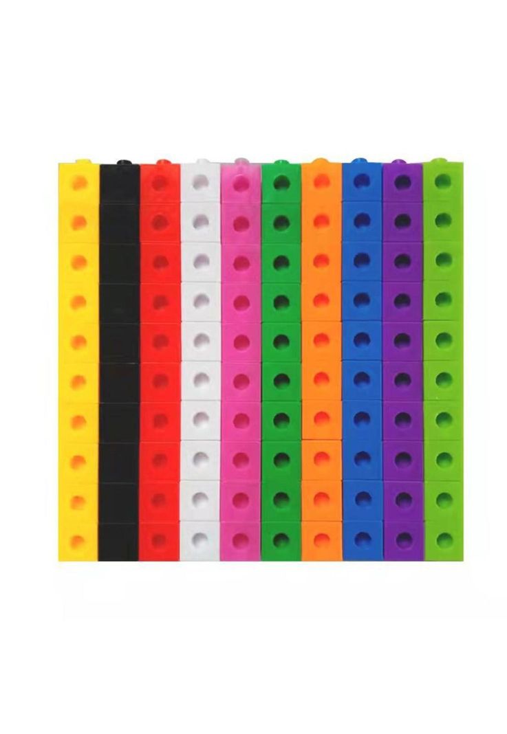 Cubos Multiencaje Unifix 100 Unid-0