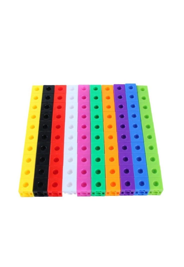 Cubos Multiencaje Unifix 100 Unid-1