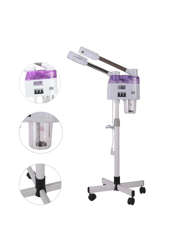 Vaporizador facial profesional 2 en 1 caliente y frío-3