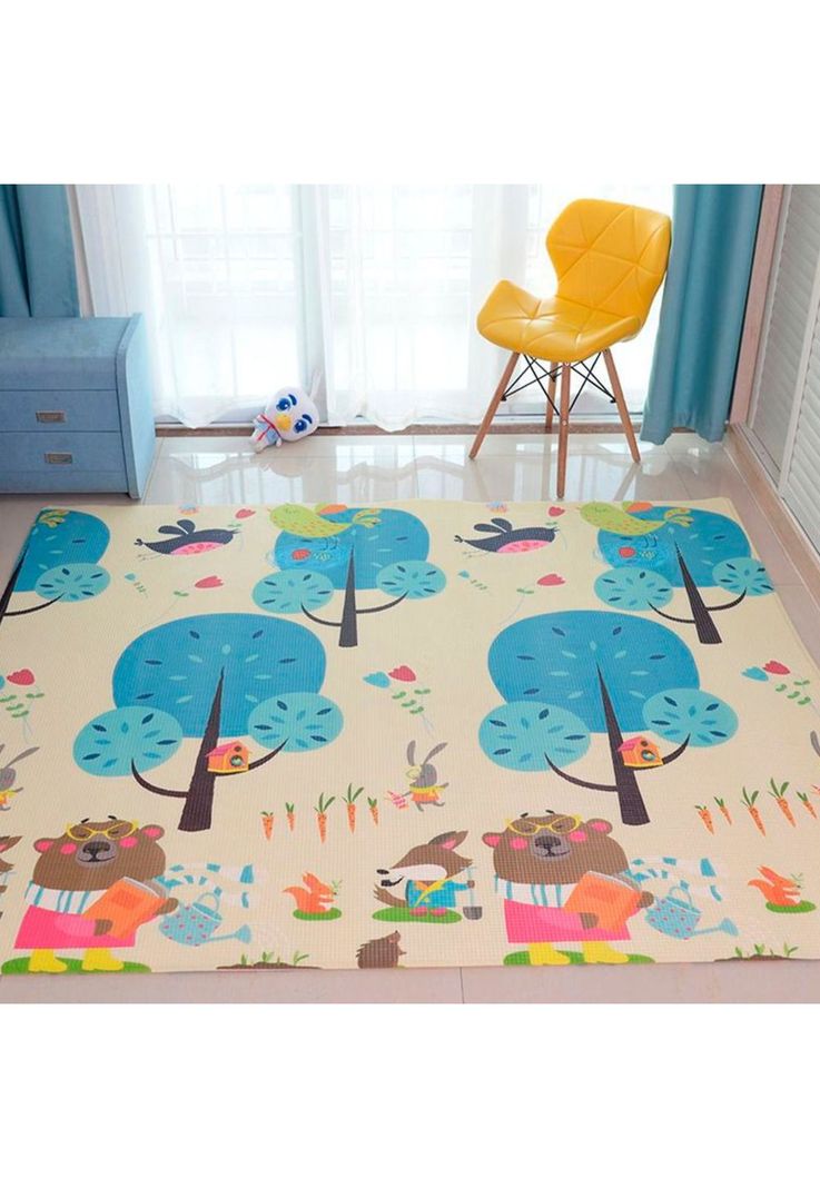 Alfombra Antigolpes Niño Bebe Con Bolso 180x200x1cm Premium-3