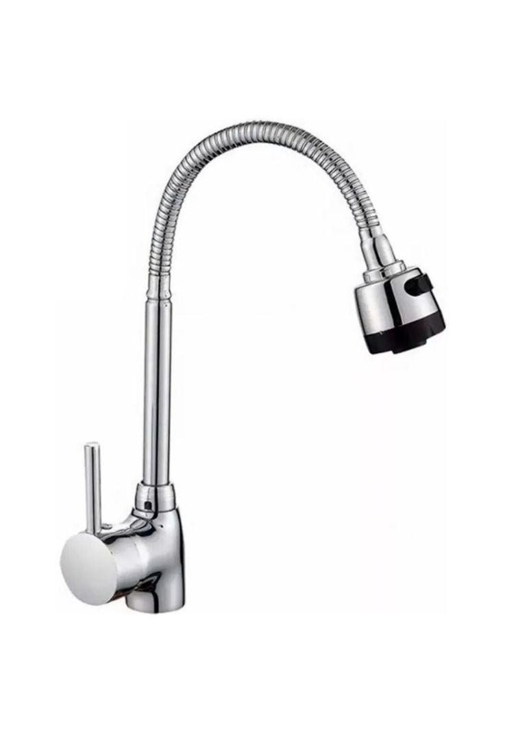 Llave Monomando Lavaplatos Flexible Agua Fría Y Caliente-0