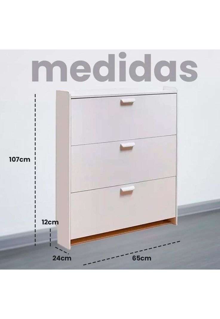Zapatero organizador 3 puertas Chic Home-5