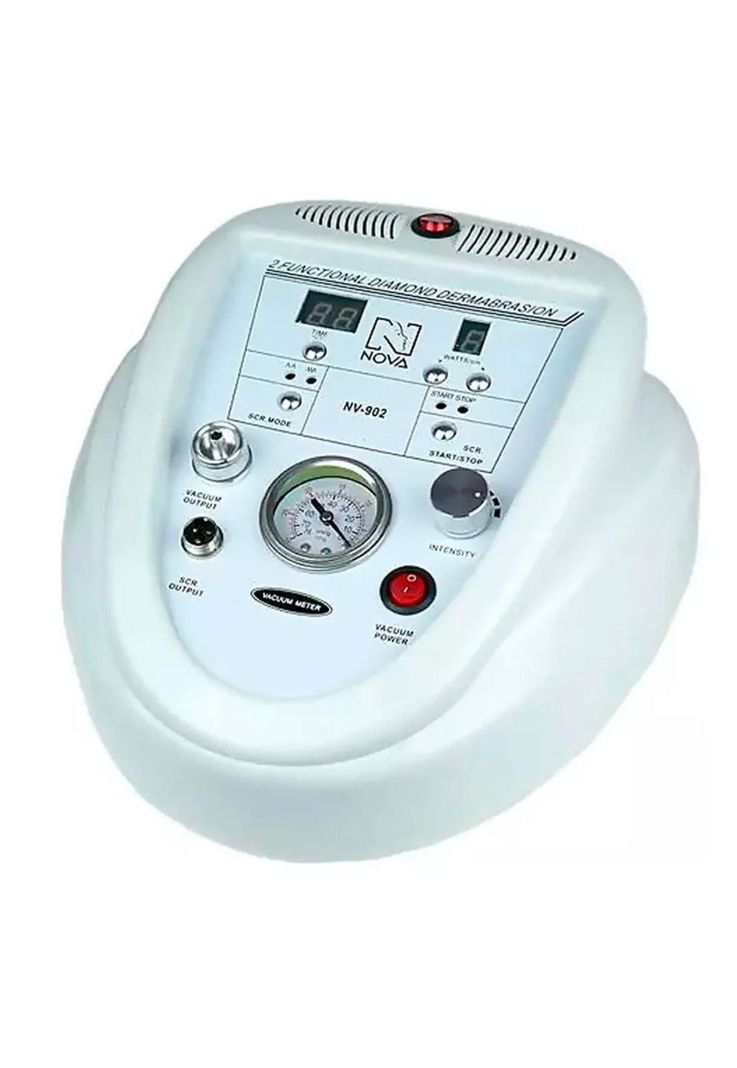 Microdermoabrasion + Paleta ultrasonica 2 en 1 Rejuvenecimiento Facial Blanco