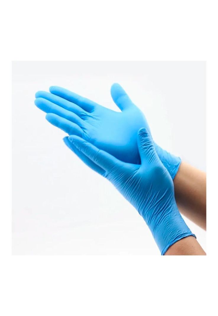 Guantes De Nitrilo Talla XL Caja 100 Unidades antideslizantes-0