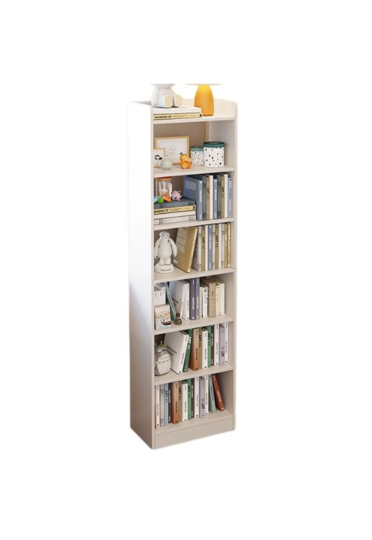 Librero 6 alturas 180x42x22cm Chic Home Blanco
