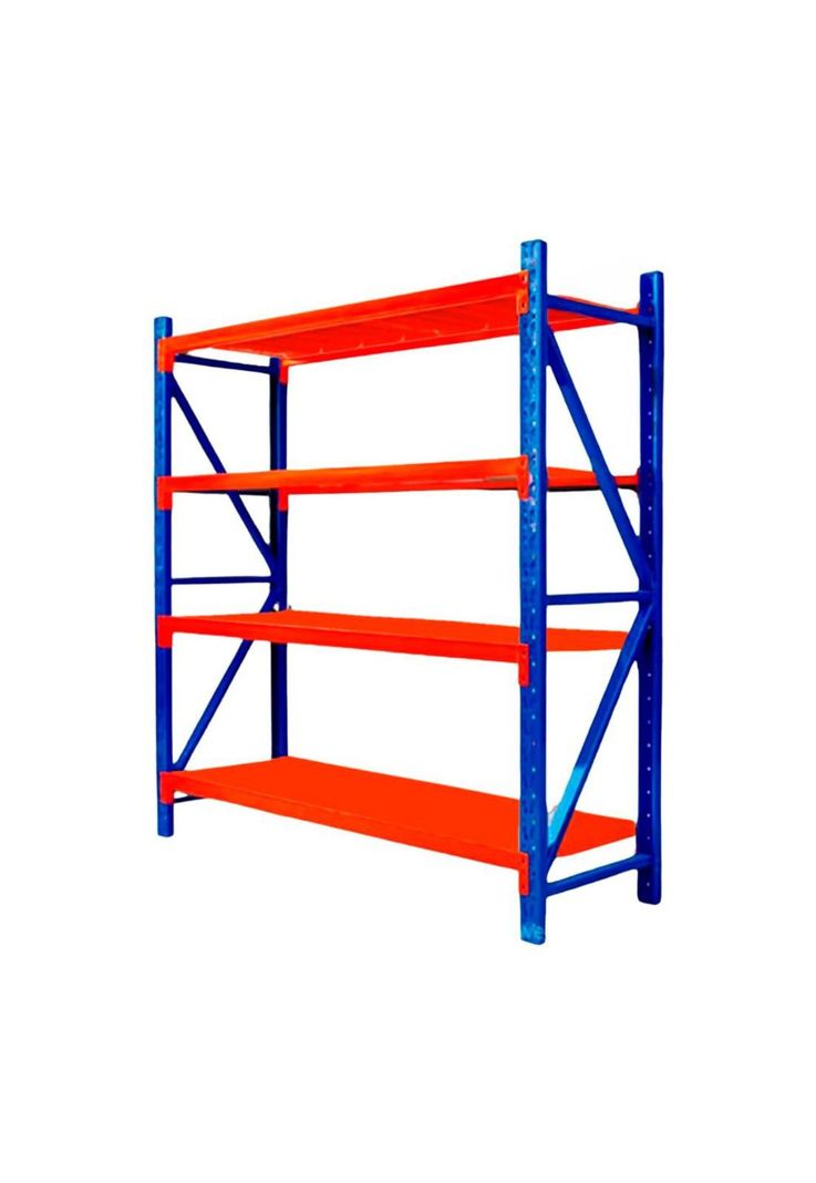 Estante Metalico Rack 200x200x60cm 800kg Azul