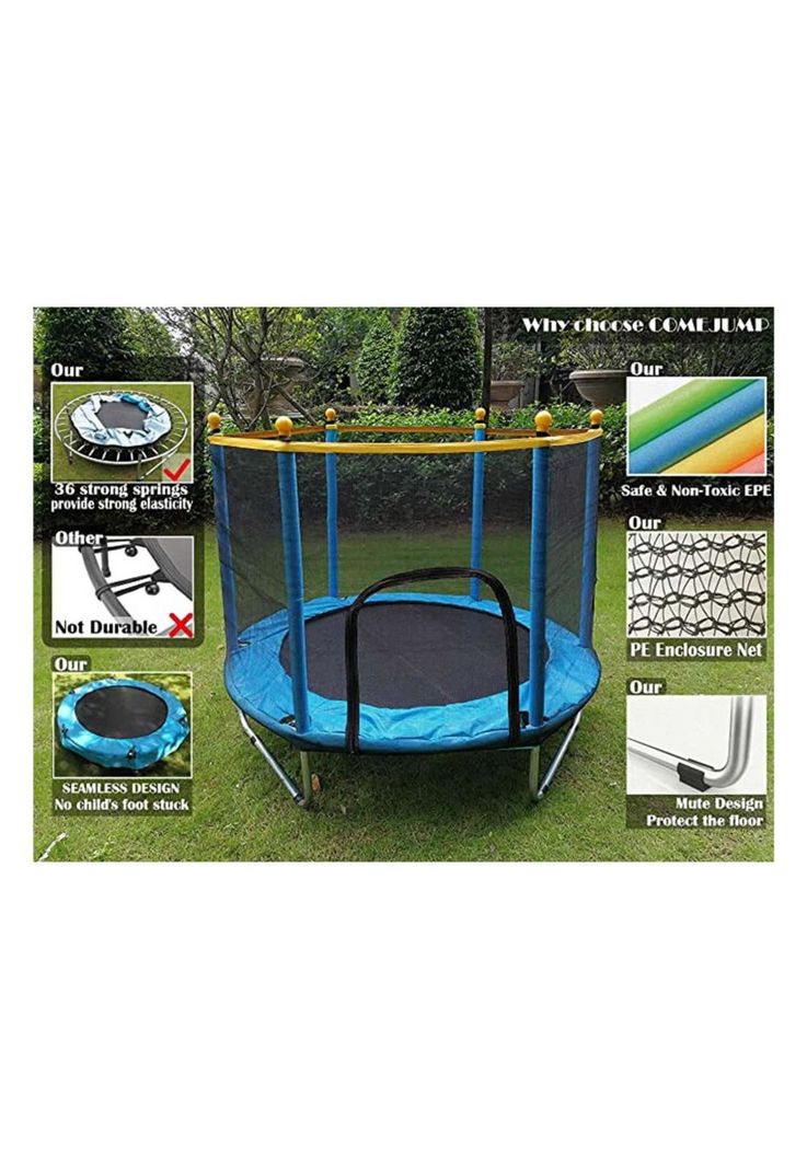 Cama Elástica Trampolin Pará Niños 1.4m-2