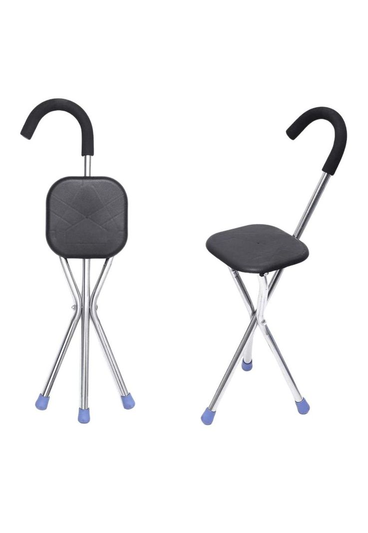 Baston Con Asiento Plegable Ortopedico Plata
