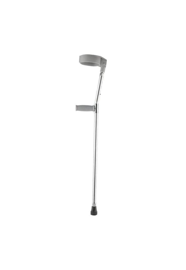 Baston Canadiense Codera Movil Ajustable Extensible Aluminio Plata