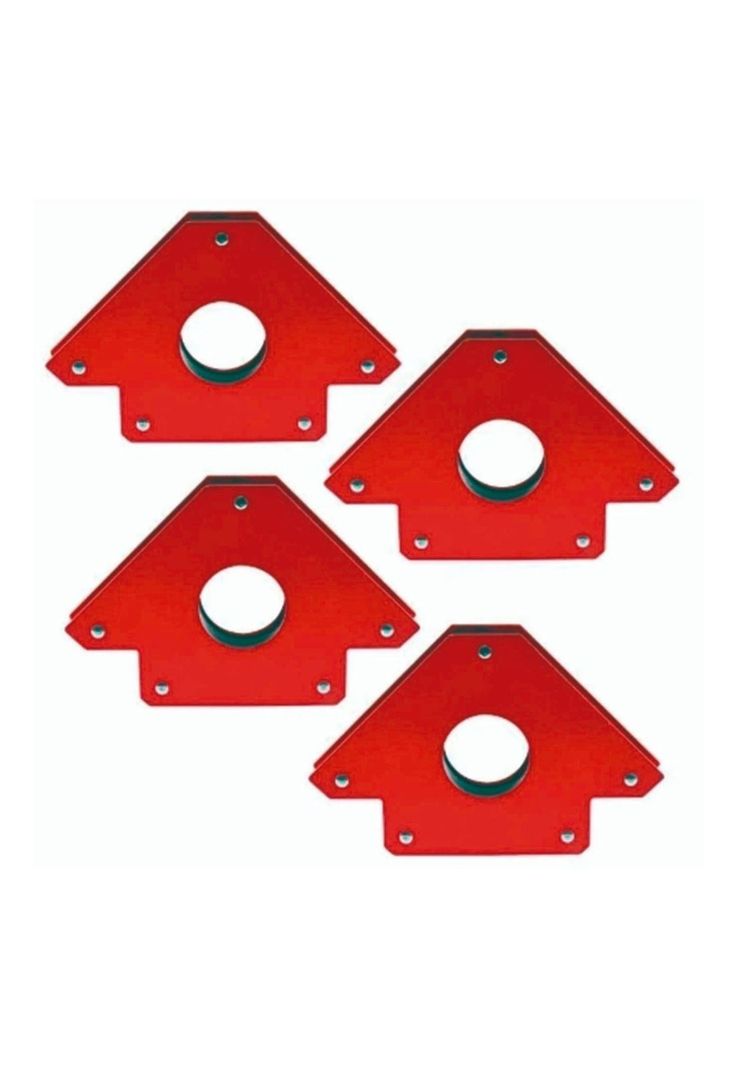 Pack 4 Escuadras Magnéticas Soldar 50 Lbs Multipropósito-0