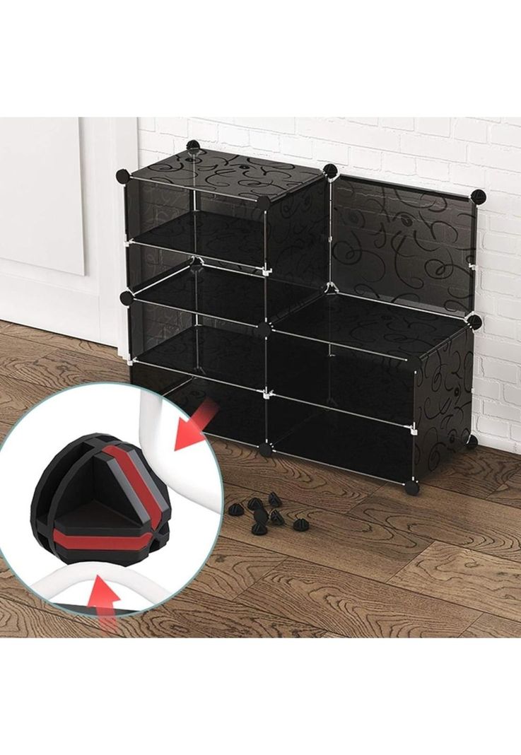Zapatero Organizador De Zapatos Armable Combinación Libre 4 modulos-4