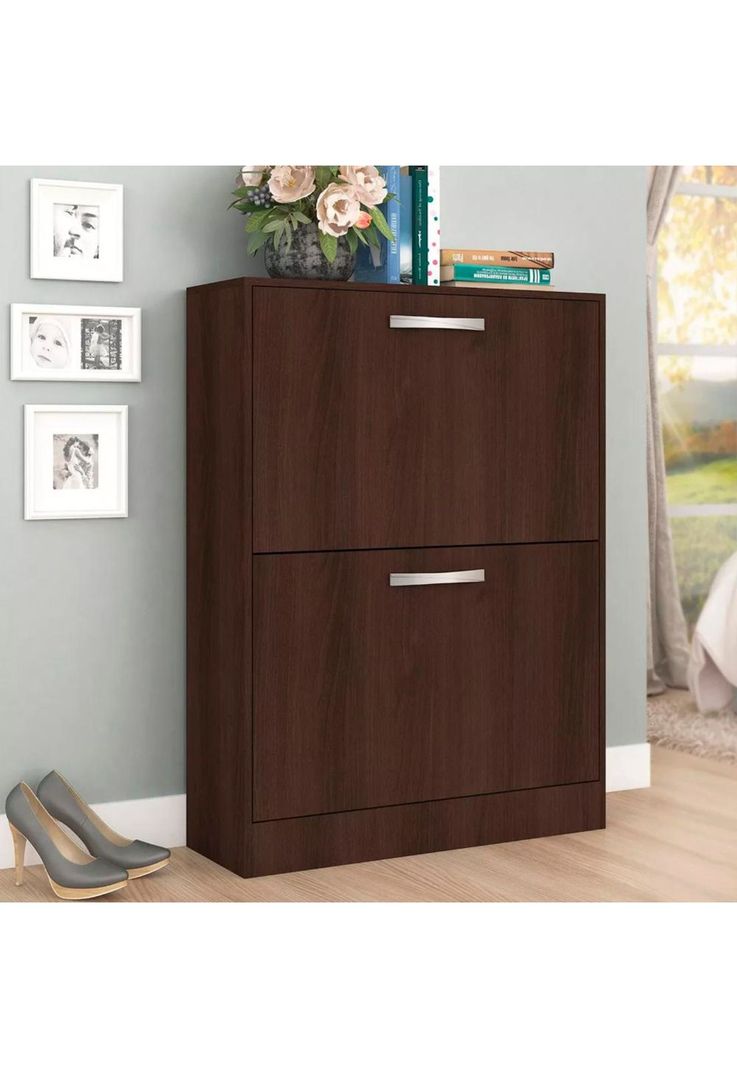 Zapatero Organizador 2 Puertas Café Chic Home-1