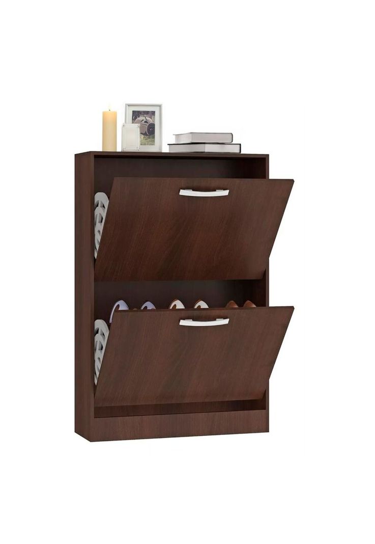 Zapatero Organizador 2 Puertas Café Chic Home-2