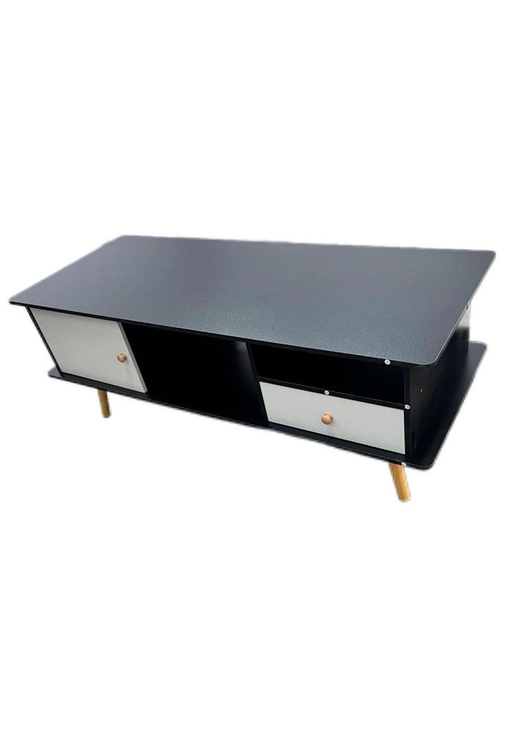 Mesa De Centro 120x48x46cm con 2 cajones Chic Home