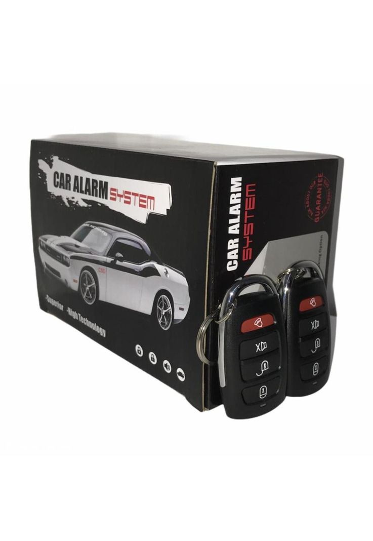Kit Alarma De Auto Sistema Robos Seguridad 2 Mandos Premium-0
