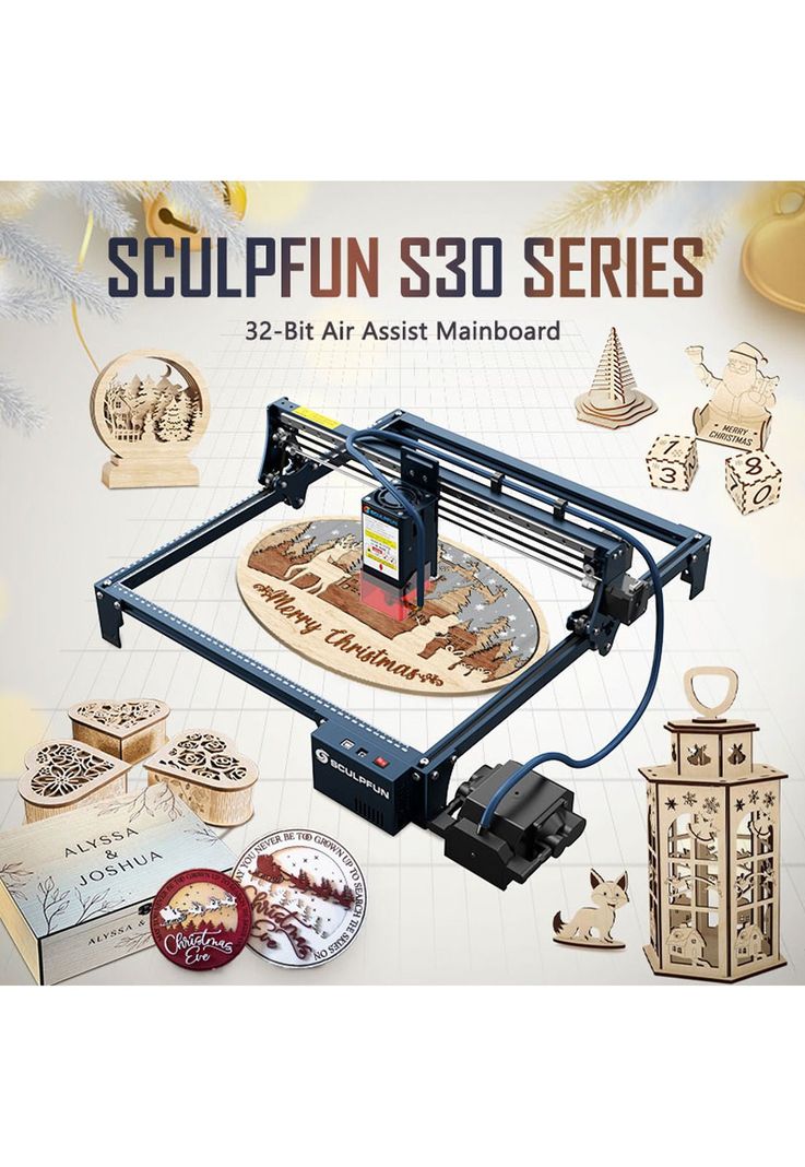 Kit Grabadora Láser SCULPFUN S30 5W-9