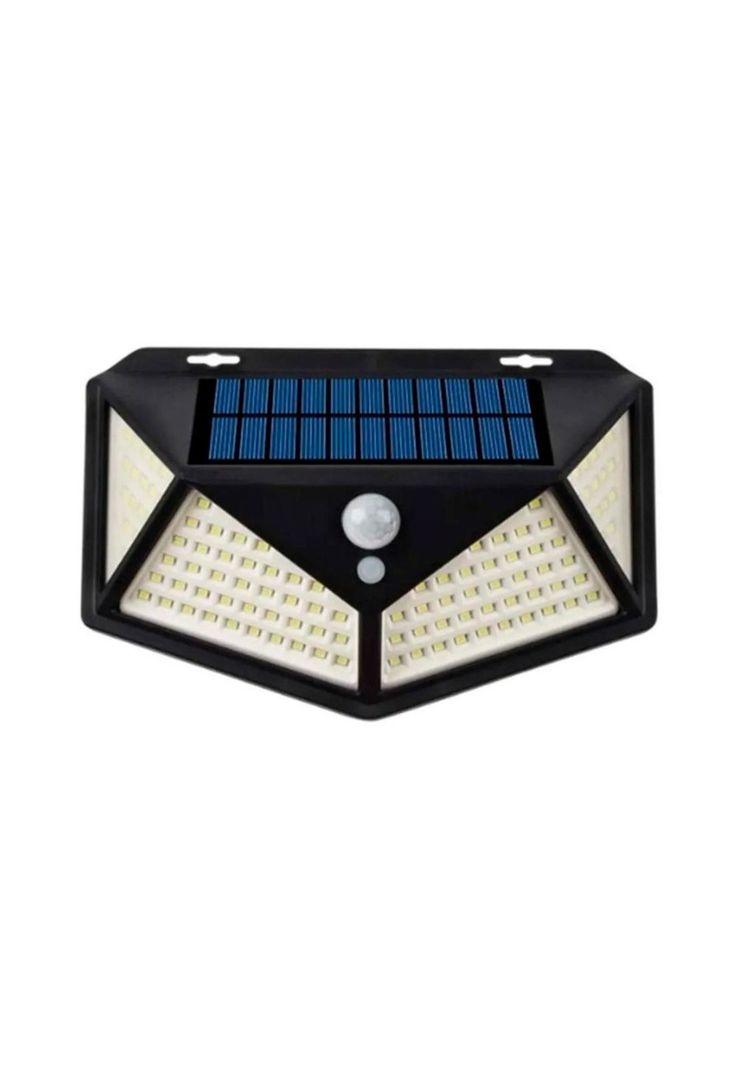 Foco Solar 114 Led Exterior Con Sensor De Movimiento-0