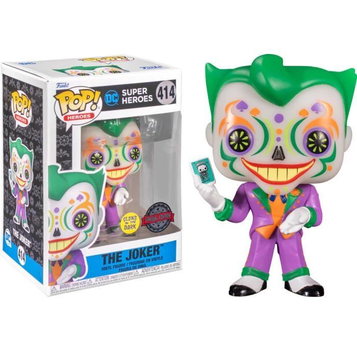 Funko Pop! Dia de los DC - The Joker (GITD) (Special Edition)-0