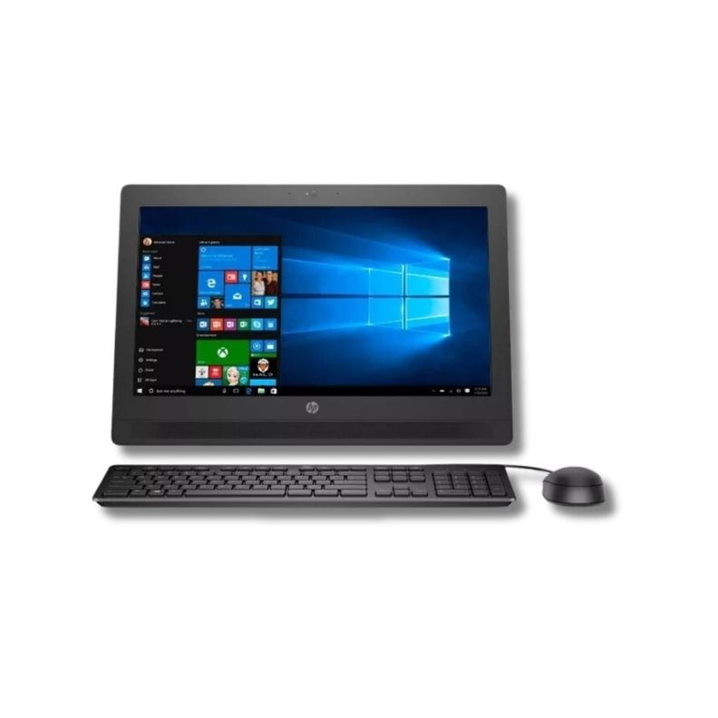 AIO HP 400 G2 I3 6th 8GB 256GB - Win11+Office - Reacondicionado Profesional Negro