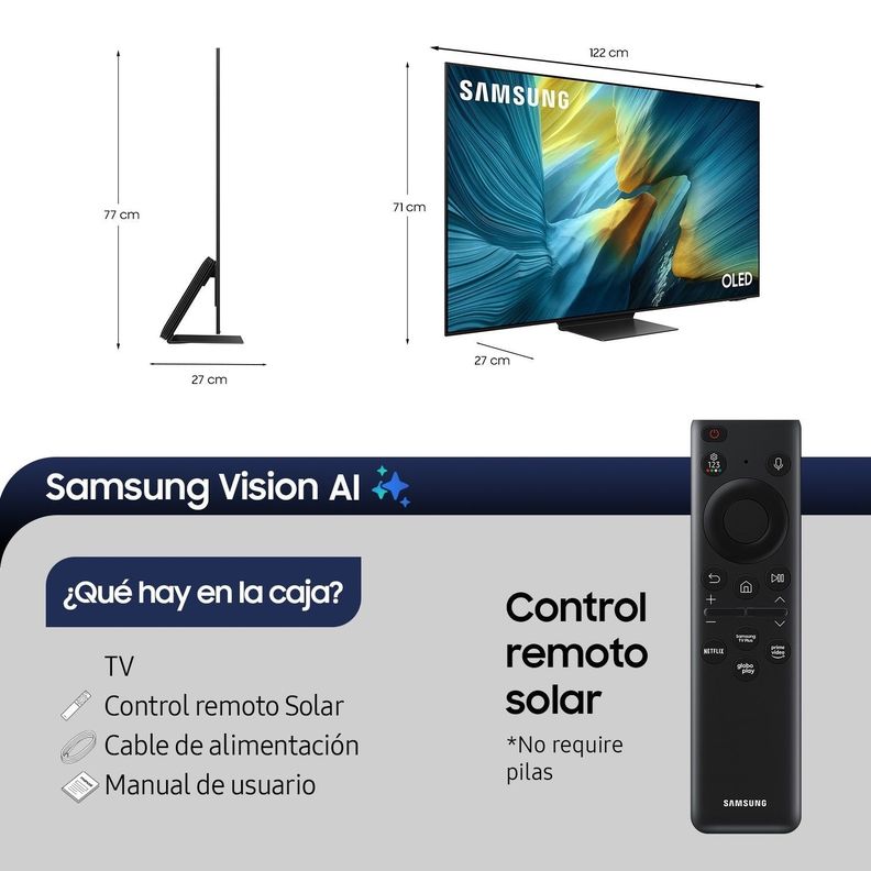 55" OLED S95F 4K Vision AI Smart TV (2025)-1