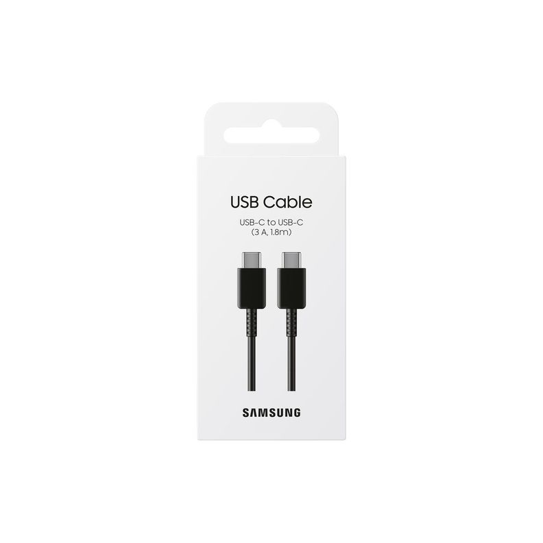 Samsung Cable Tipo C a Tipo C (1,8m) - 60W Negro-3