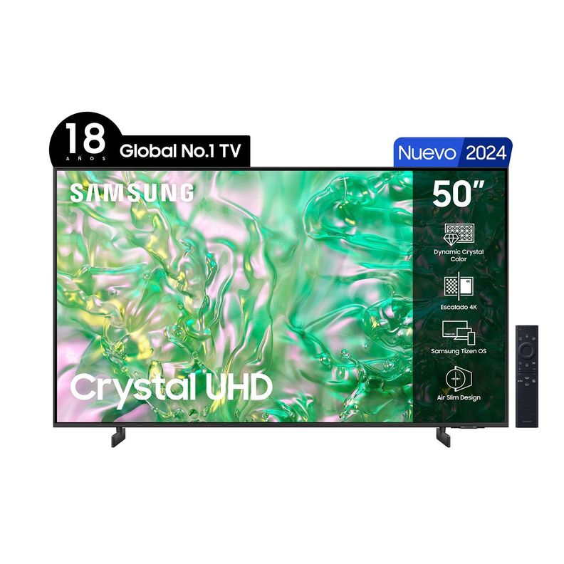 LED Samsung 50" DU8000 4K Crystal UHD Smart TV 2024-1