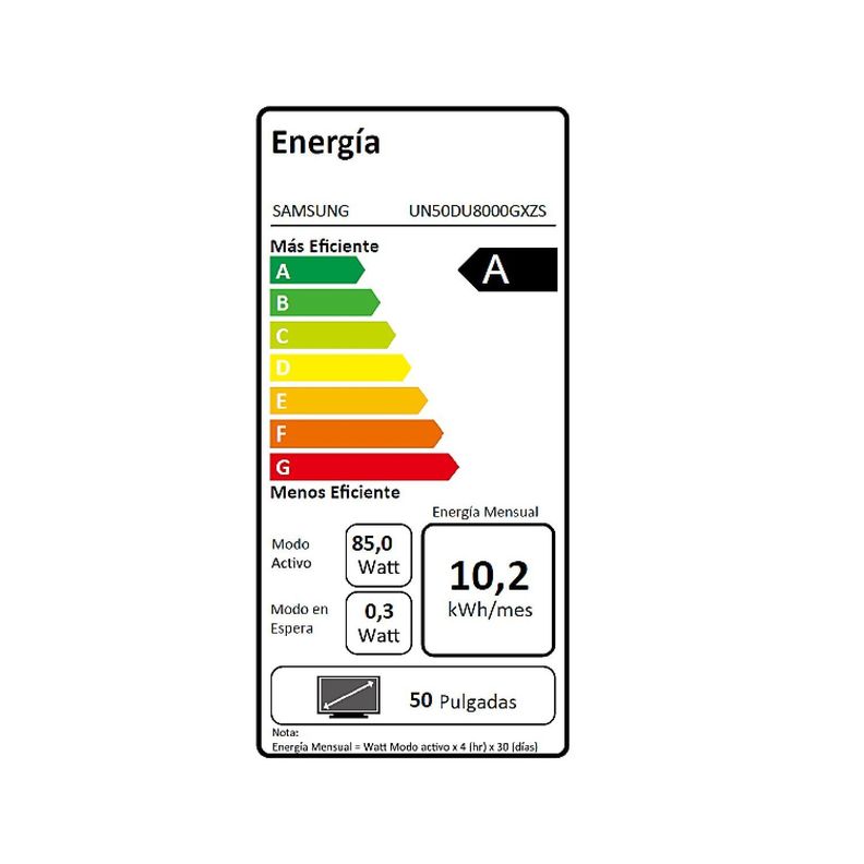 LED Samsung 50" DU8000 4K Crystal UHD Smart TV 2024-5