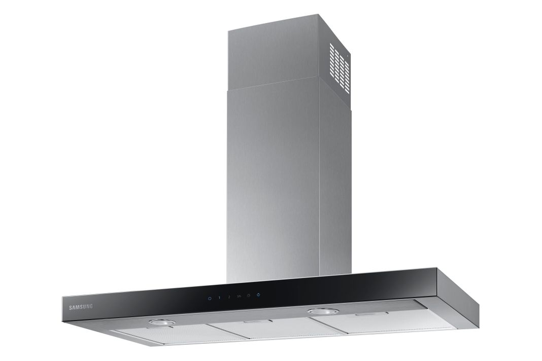 Campana con filtro lavable de aluminio, luces LED y control tactil de 90cm-0