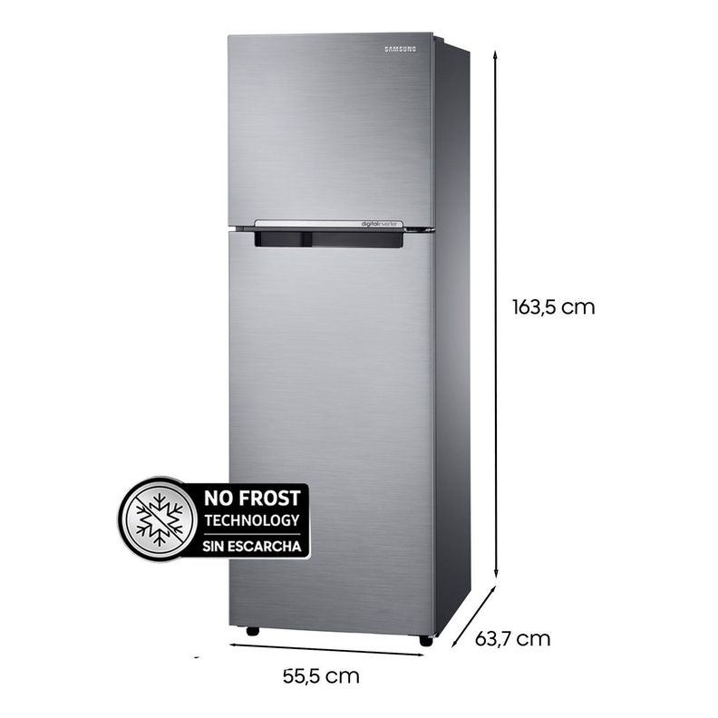 Refrigerador Top Mount Freezer 255L All Around Cooling-2