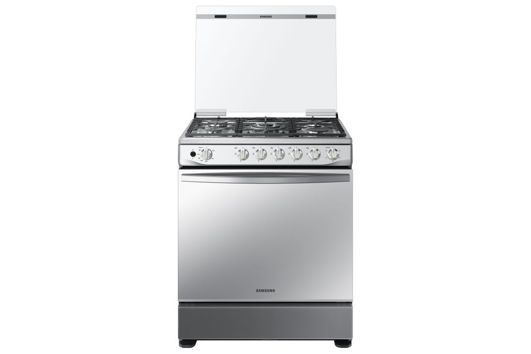 Cocina a Gas con 5 quemadores con quemador de triple potencia-0