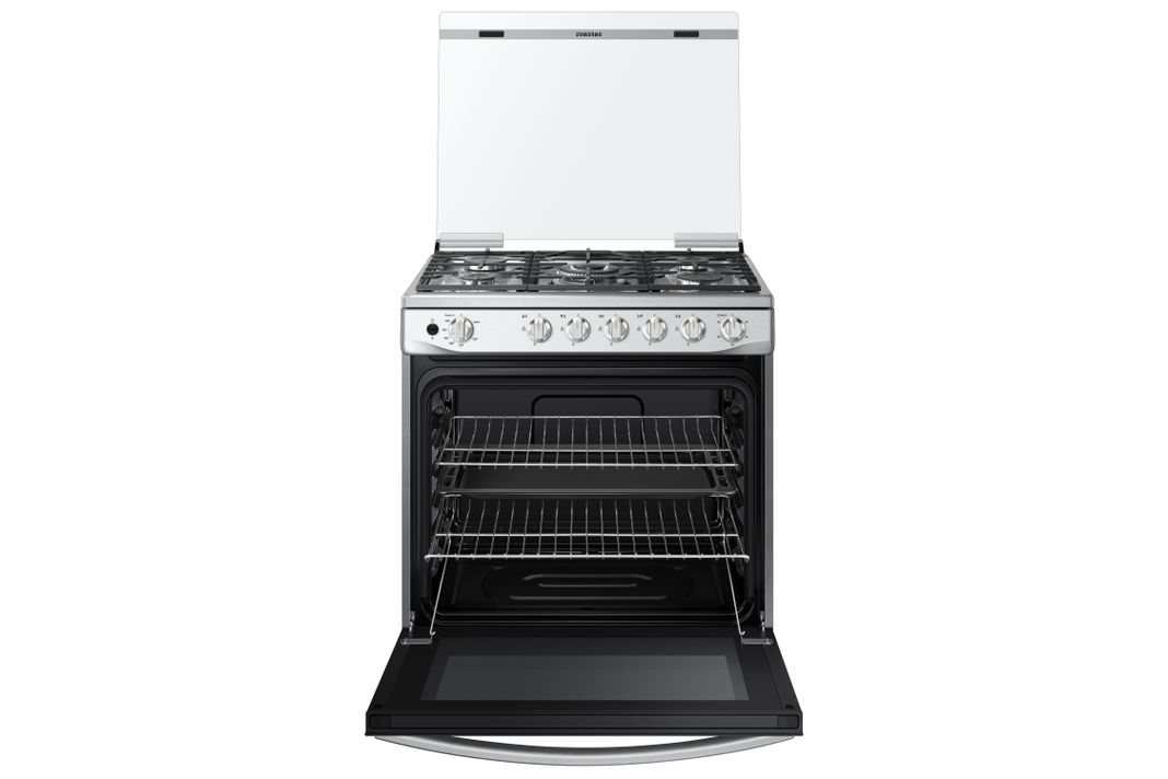 Cocina a Gas con 5 quemadores con quemador de triple potencia-1