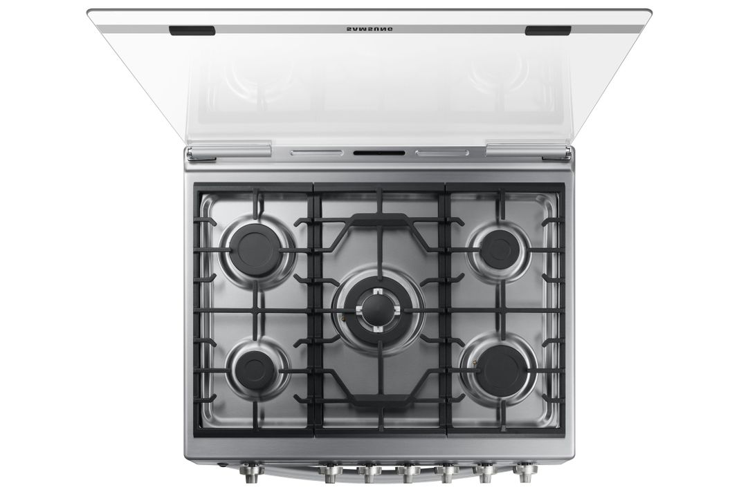 Cocina a Gas con 5 quemadores con quemador de triple potencia-4