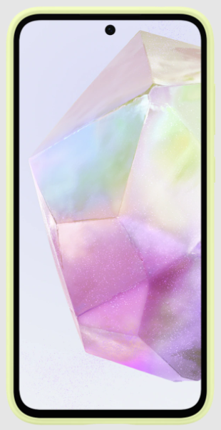 SAMSUNG GALAXY A35 5G SILICONE CASE LIME-1