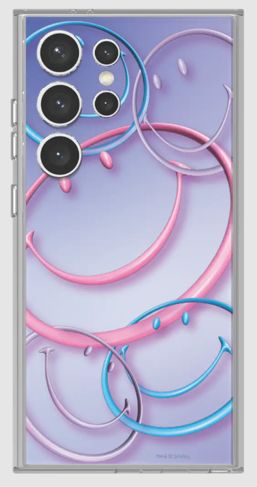 Tarjeta S24 Ultra SUIT CARD SMILEY Purple 2024-0