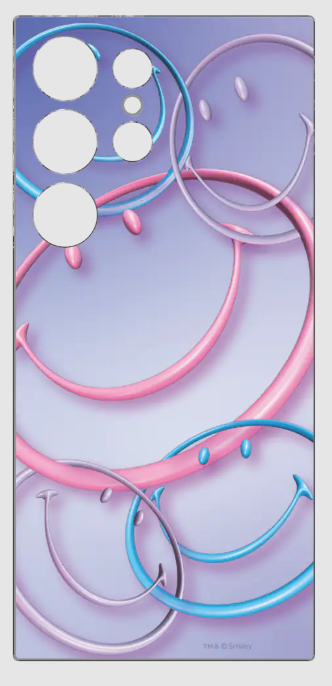 Tarjeta S24 Ultra SUIT CARD SMILEY Purple 2024-1