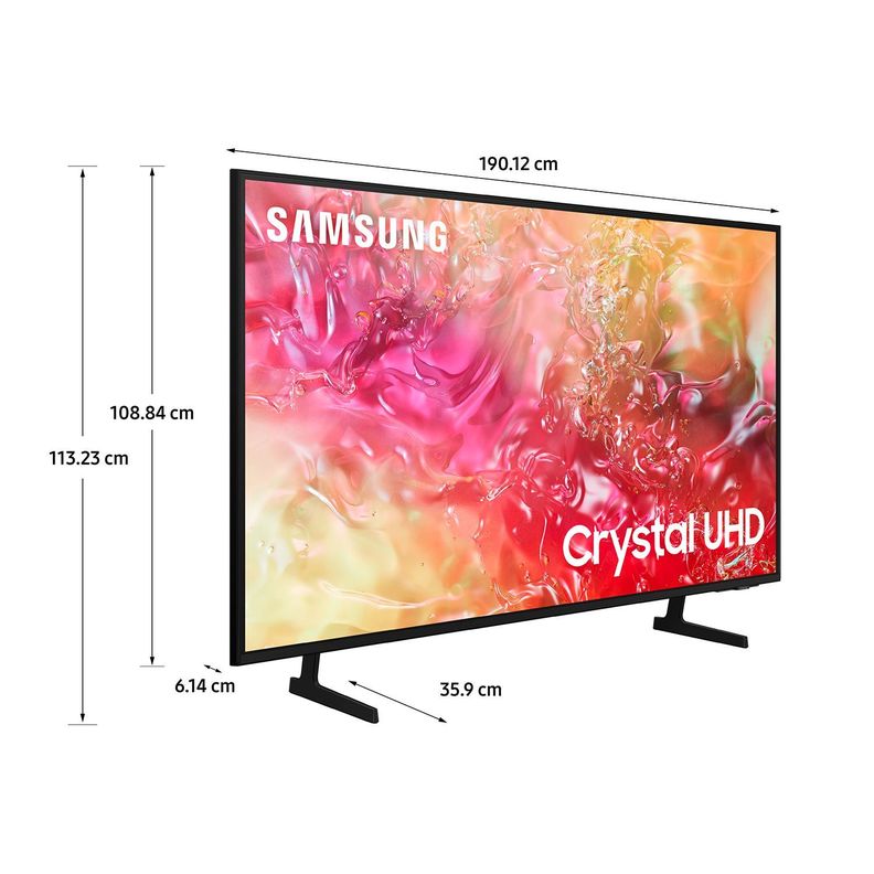 LED Samsung 85" DU7000 4K UHD Smart TV 2024-2
