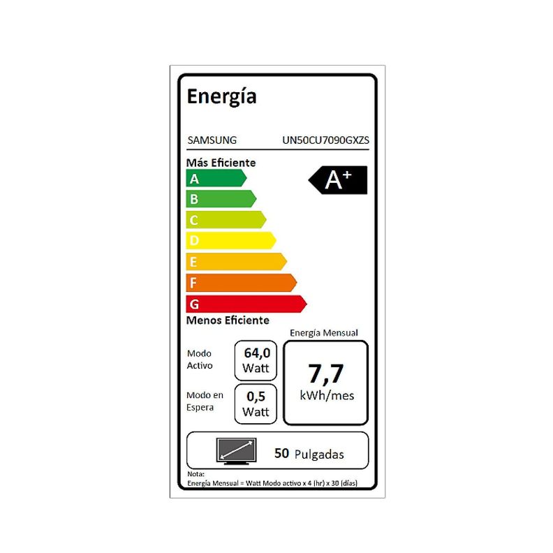 LED Samsung 50" CU7090 4K UHD Smart TV 2024-5