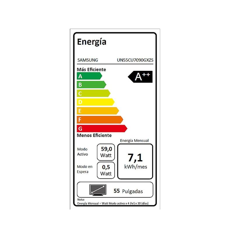 LED Samsung 55" CU7090 4K UHD Smart TV 2024-5