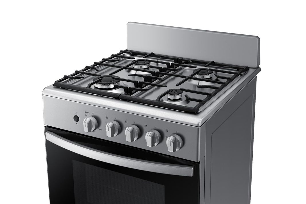 Samsung Cocina a Gas con 4 Quemadores con Quemador Rapido Color Negro-2