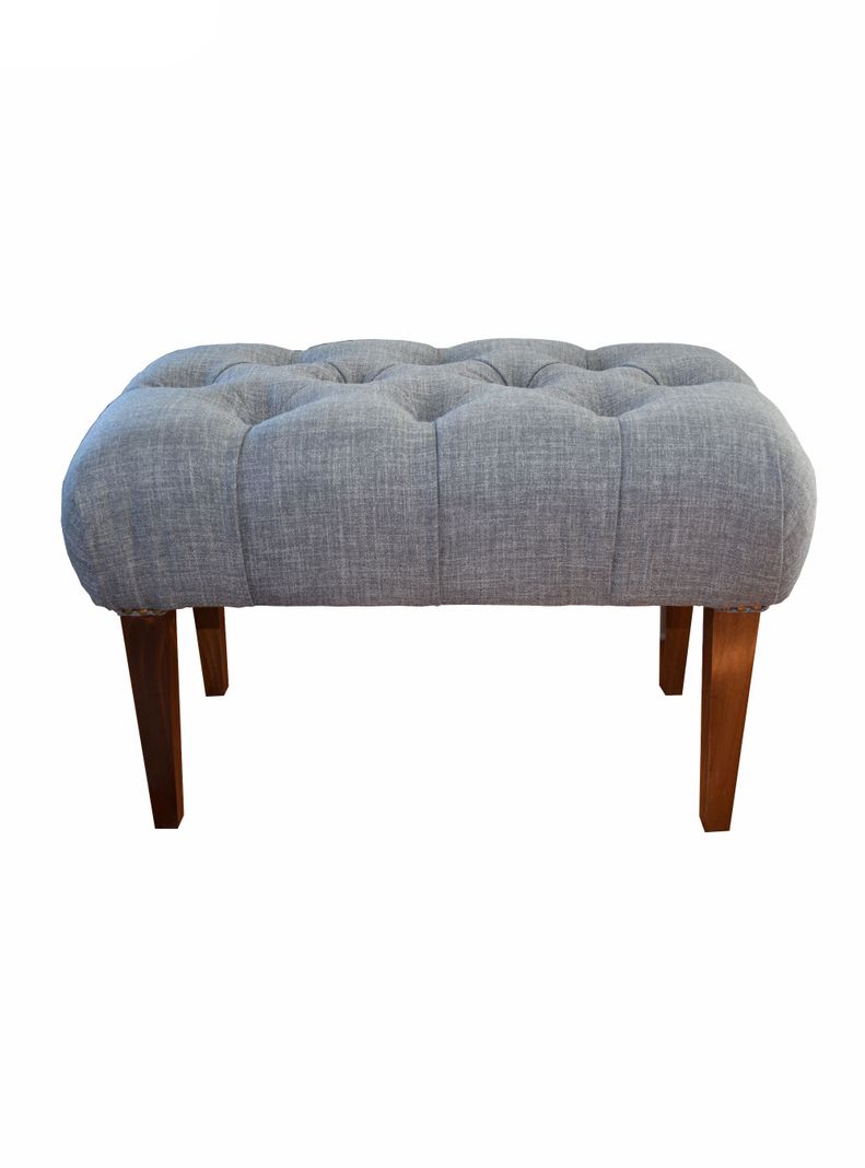 Banqueta L60 Rivoli Lino Gris Oscuro-0