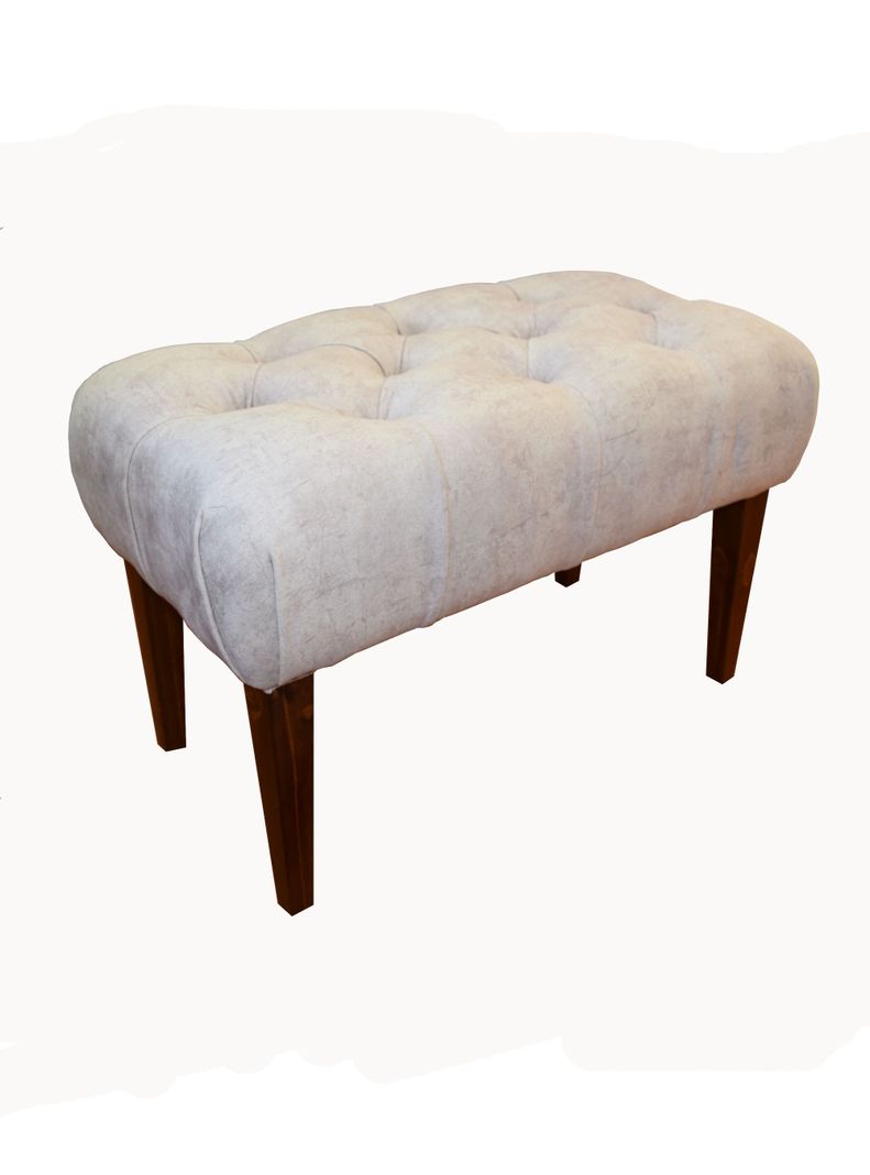 Banqueta L60 Rivoli Felpa Crudo Matices Beige-1