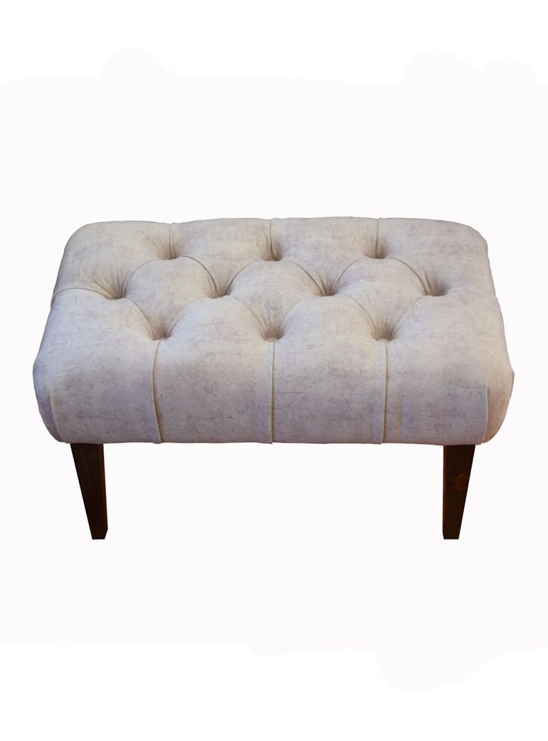 Banqueta L60 Rivoli Felpa Crudo Matices Beige-2