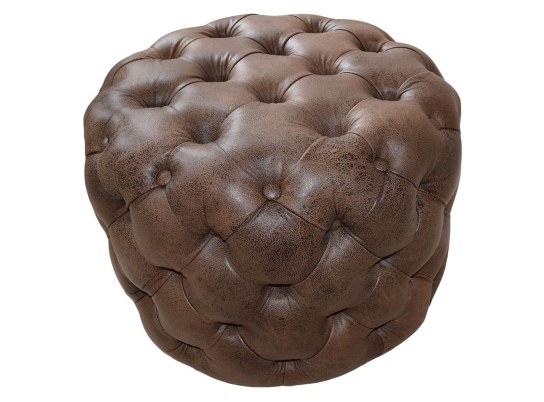 Pouf D60 Miramar Tela Envejecida-3