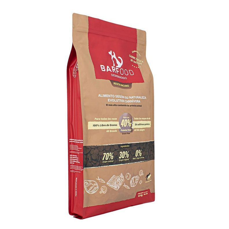 Barfood Vacuno Deshidratado Perro Raza Grande 12 kg-2