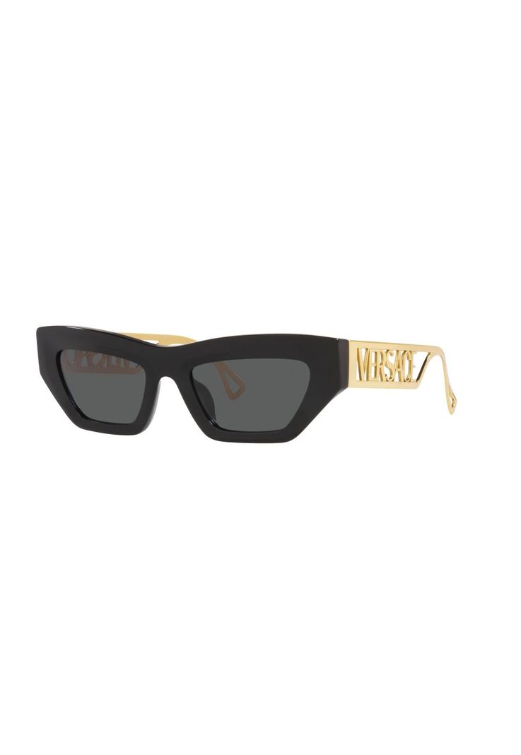Lentes de Sol 90s Vintage Logo Negro Versace VE4432UGB187-0