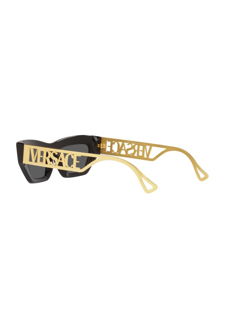 Lentes de Sol 90s Vintage Logo Negro Versace VE4432UGB187-4